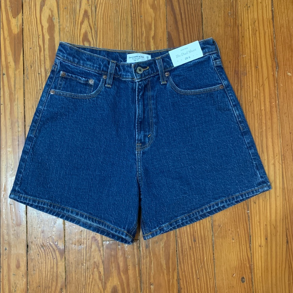 Abercrombie Denim High Rise Dad Short